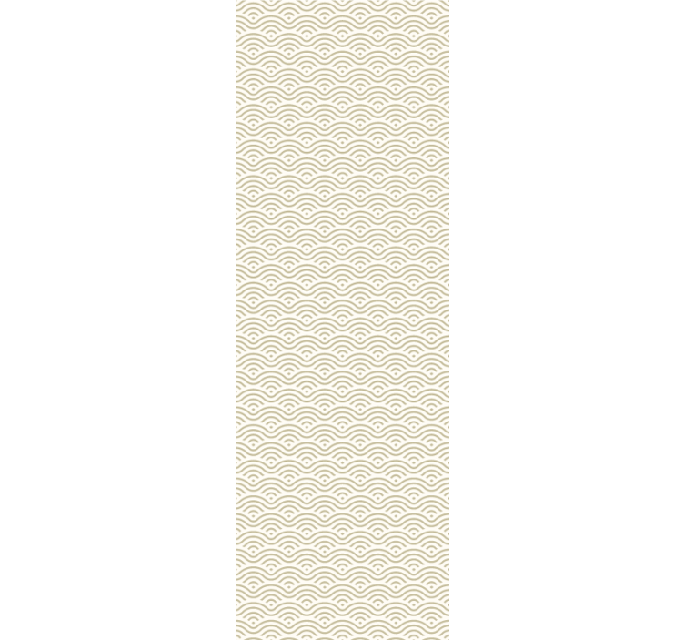 Ukrasne tapete geometrijski valoviti uzorak - TenStickers