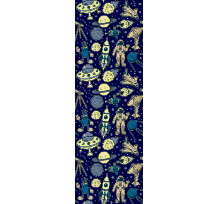 Tapete za zid Umjetnost tema istraživanja svemira - TenStickers