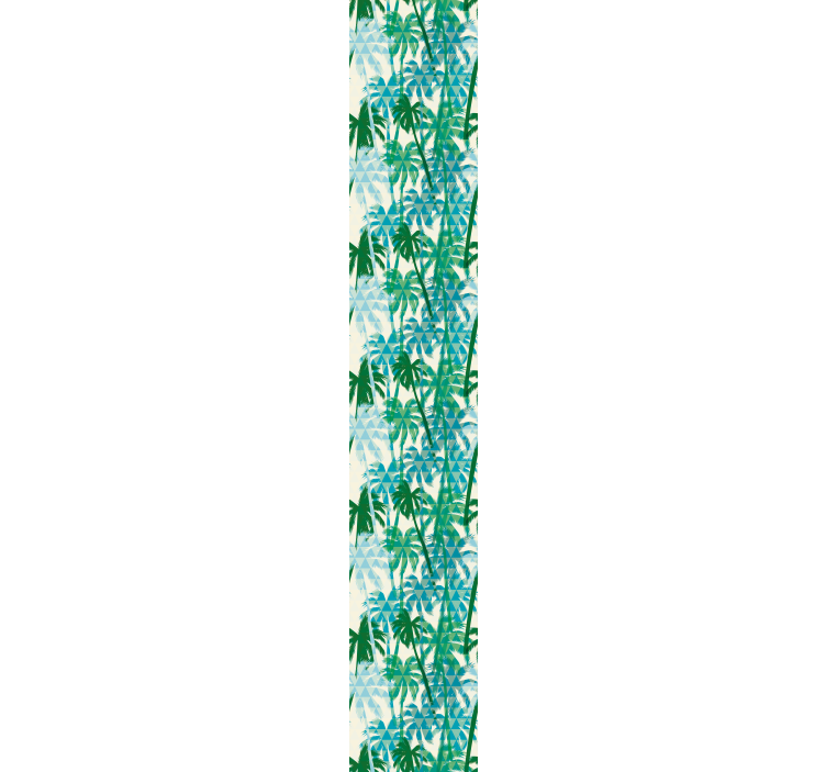 Pozadine prašume tropski geometrijski uzorci - TenStickers