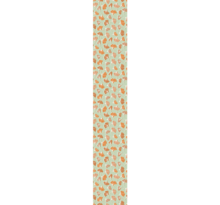 Narančasta ginko nijanse lista tapeta - TenStickers