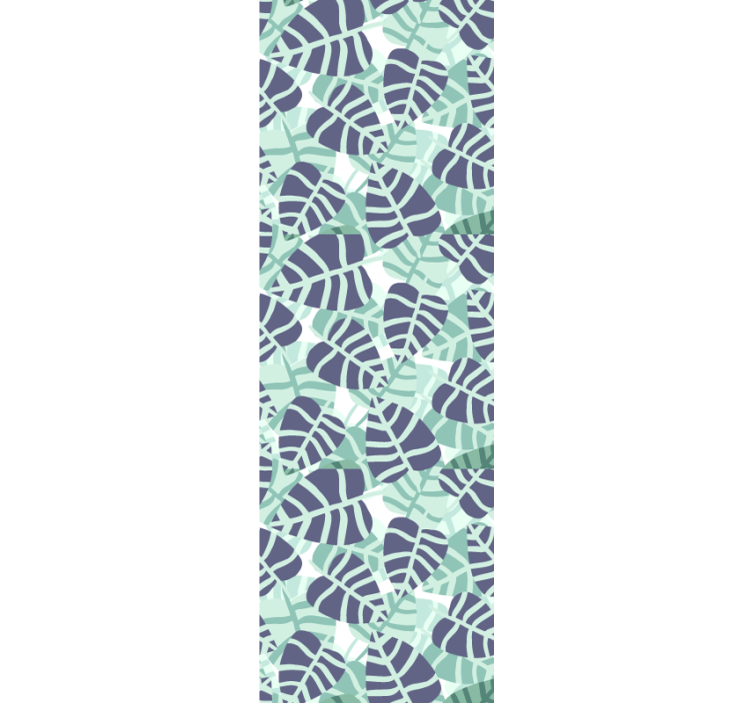 Tapete za zid Lišće mozaik monstere - TenStickers