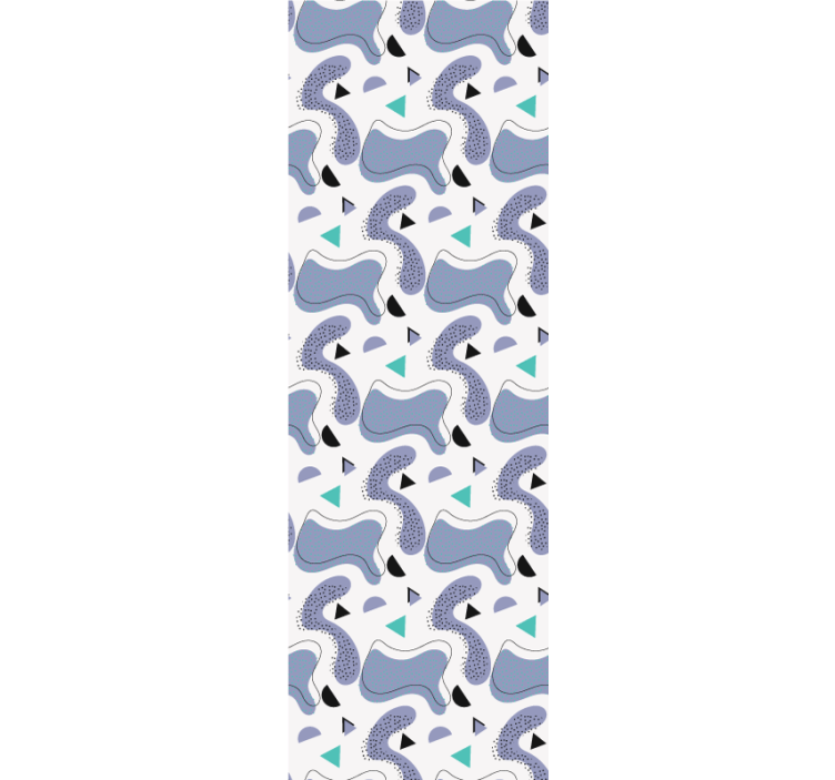 Tapete za zid Sažetak ansambl apstraktnih oblika - TenStickers