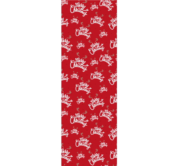 Tapete za zid božić svečani skriptni motiv - TenStickers