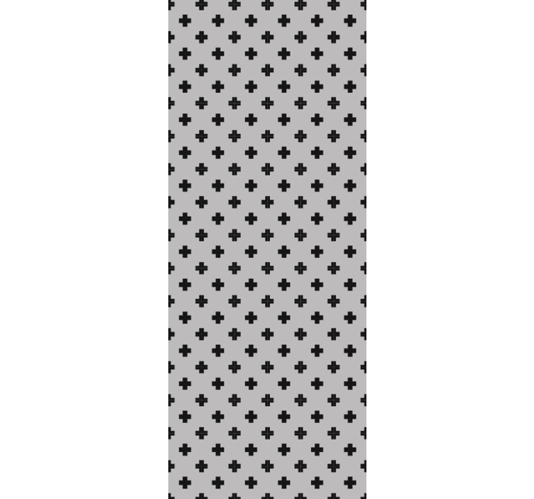 Geometrické tapeta križni uzorak - TenStickers