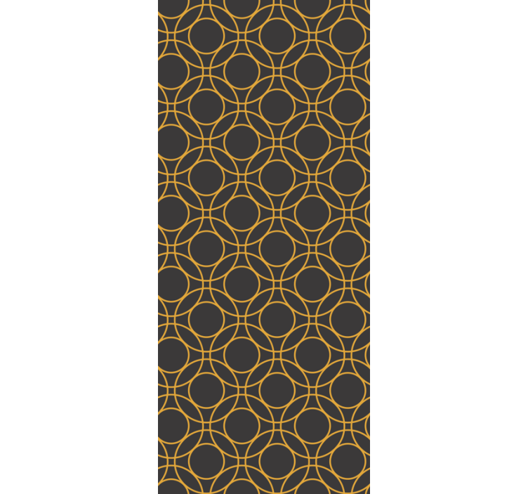 Tapete za kupaonicu dizajn kružnog uzorka - TenStickers