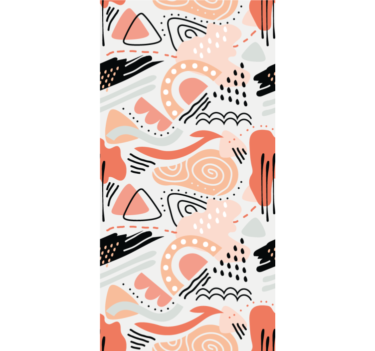 Tapete za zid Sažetak apstraktni oblici - TenStickers