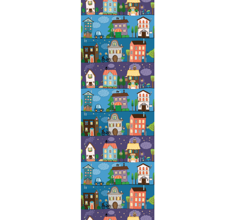 Tapete za zid grada i zemlje urbana priča - TenStickers