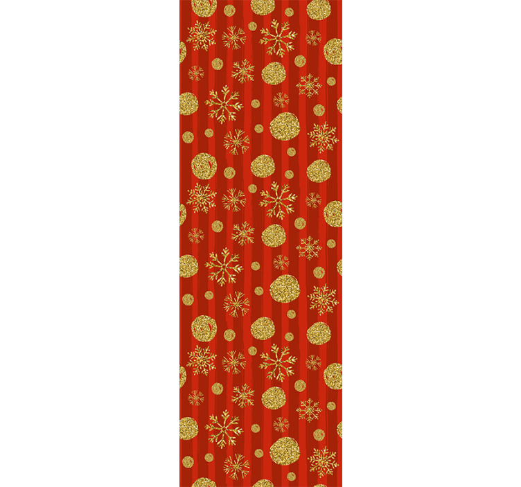 Tapete za zid božić svečane svjetlucave ukrase - TenStickers