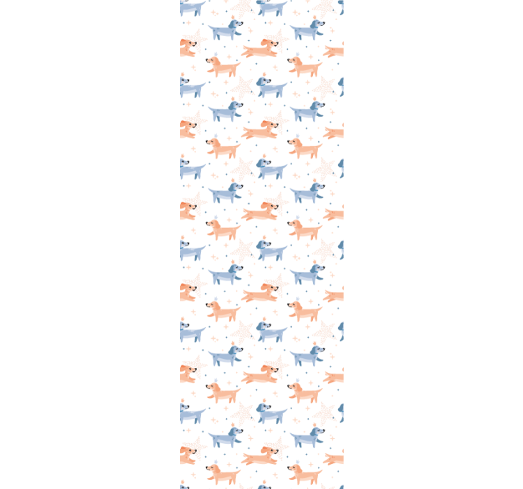 Tapete za dječju sobu tema razigranih štenaca - TenStickers