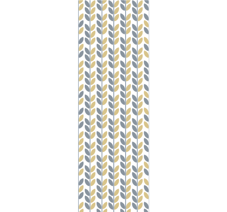 Tapete za zid Lišće okomiti stilski uzorak - TenStickers