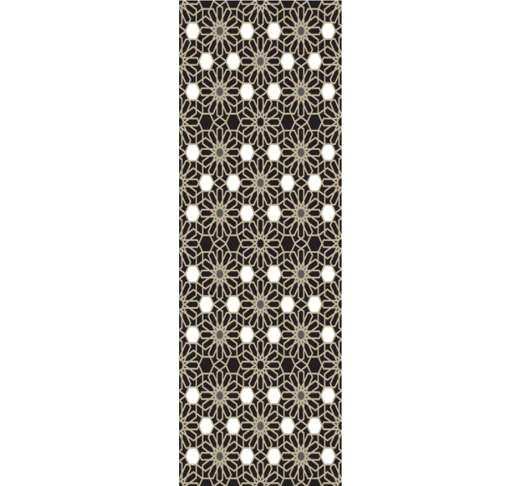 Tapete za zid pločice geometrijska cvjetna tema - TenStickers