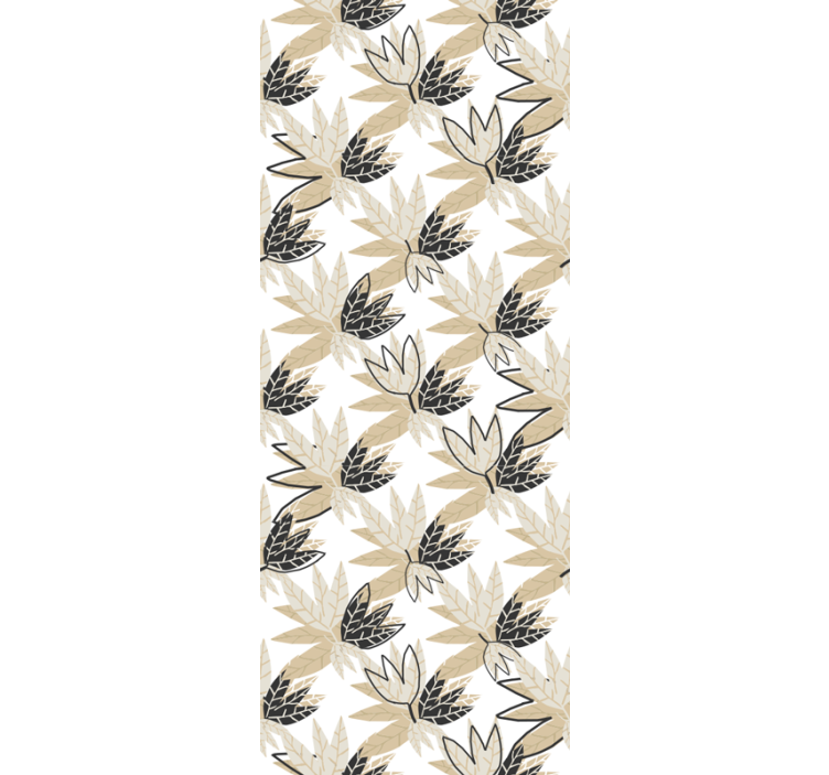 Tapete za zid Lišće lisnato botanički dizajn - TenStickers