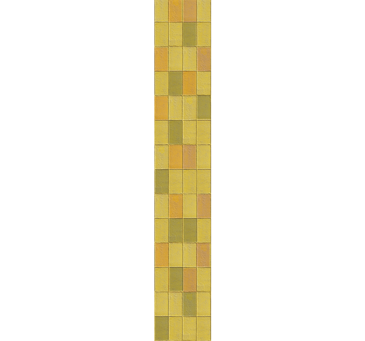 Tapete za zid pločice tople žute nijanse - TenStickers