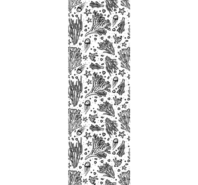 Tapete za zid lišće uzorke koraljnog grebena - TenStickers