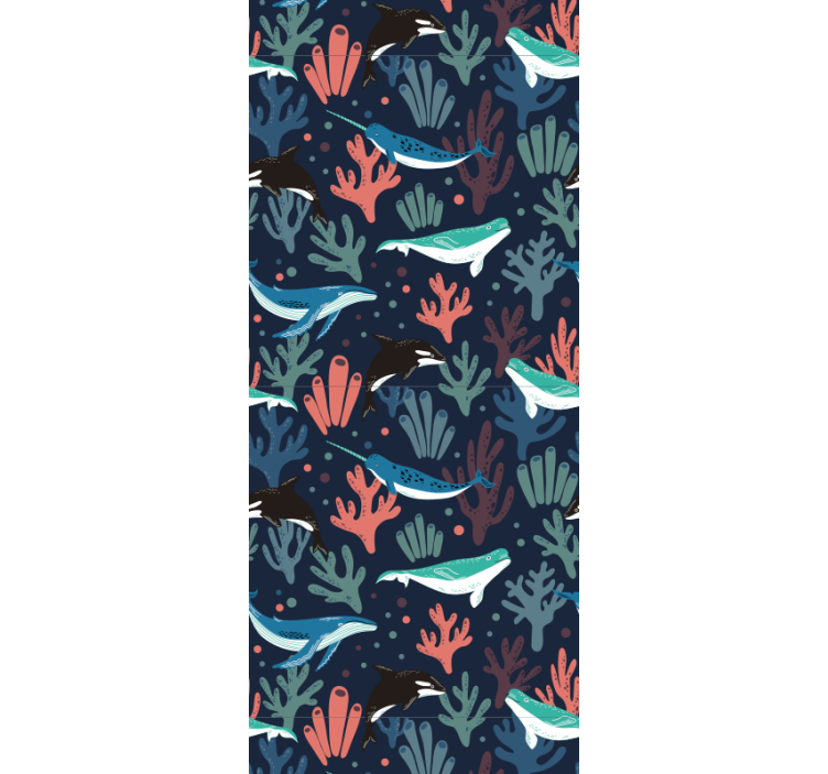 Tapete za zid  riba podvodni prizor - TenStickers