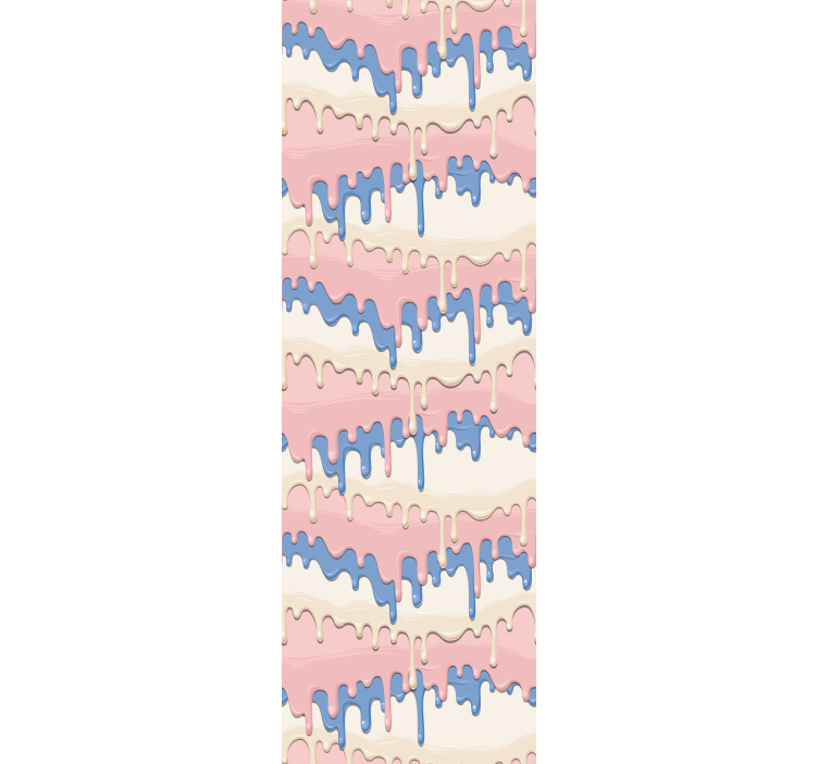Tapete za zid Umjetnost melting drip pattern - TenStickers