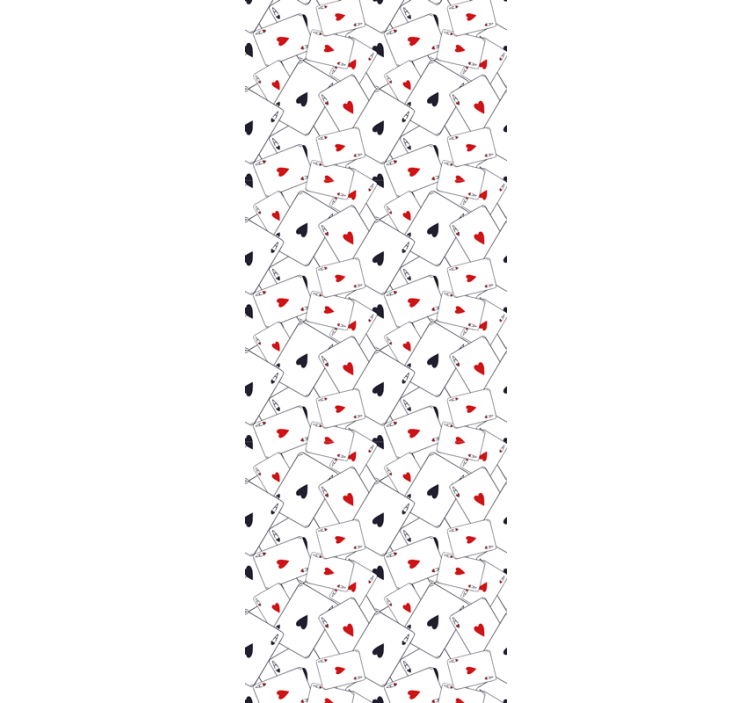 Tapete za zid Utiskivanje slova uzorci igraćih karata - TenStickers