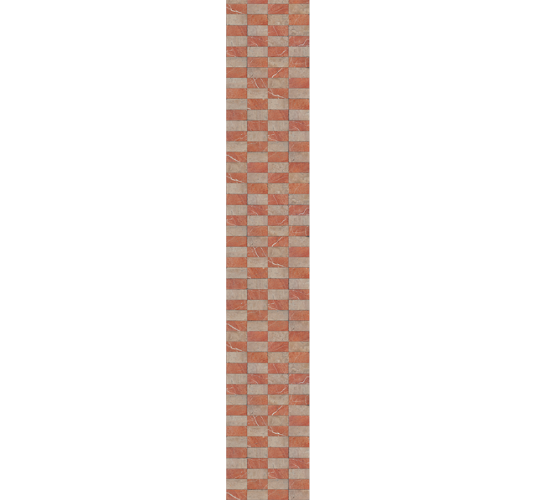 Tapete za kuhinju geometrijske bež pločice - TenStickers