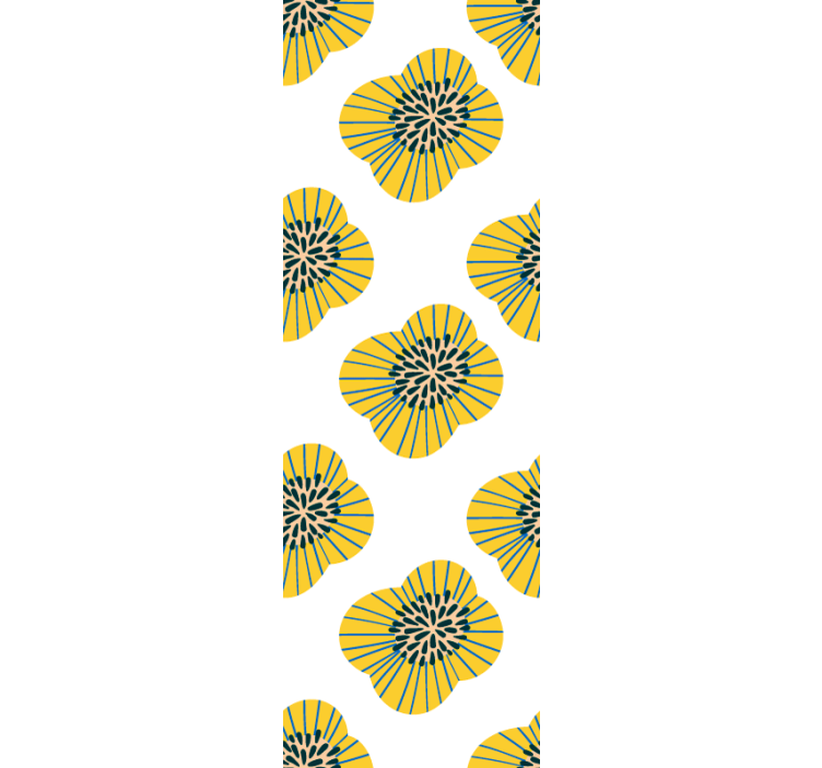 Tapete za zid Cvijeće stilski cvjetni uzorak - TenStickers