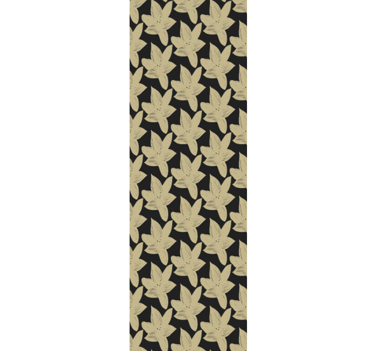 Tapete za kupaonicu elegantno cvjetno lišće - TenStickers