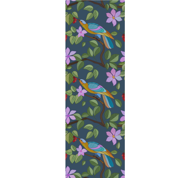 Tapete za zid ptice u šarenom tropskom dizajnu - TenStickers