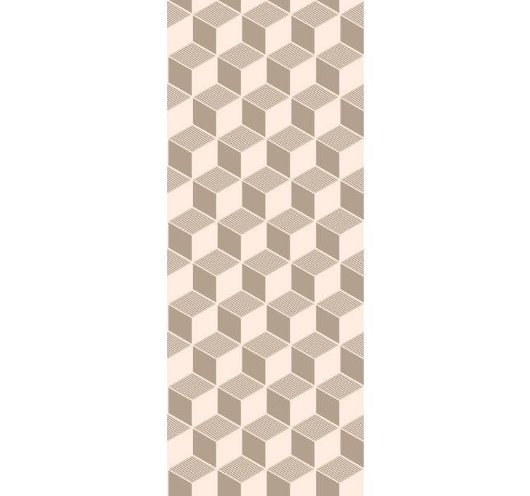 Tapete za zid Geometrijski moderan kockasti uzorak - TenStickers