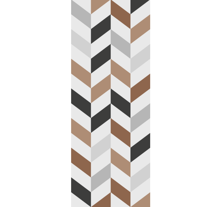 Pozadina tinejdžerke spavaće sobe apstraktni motiv ševrona - TenStickers