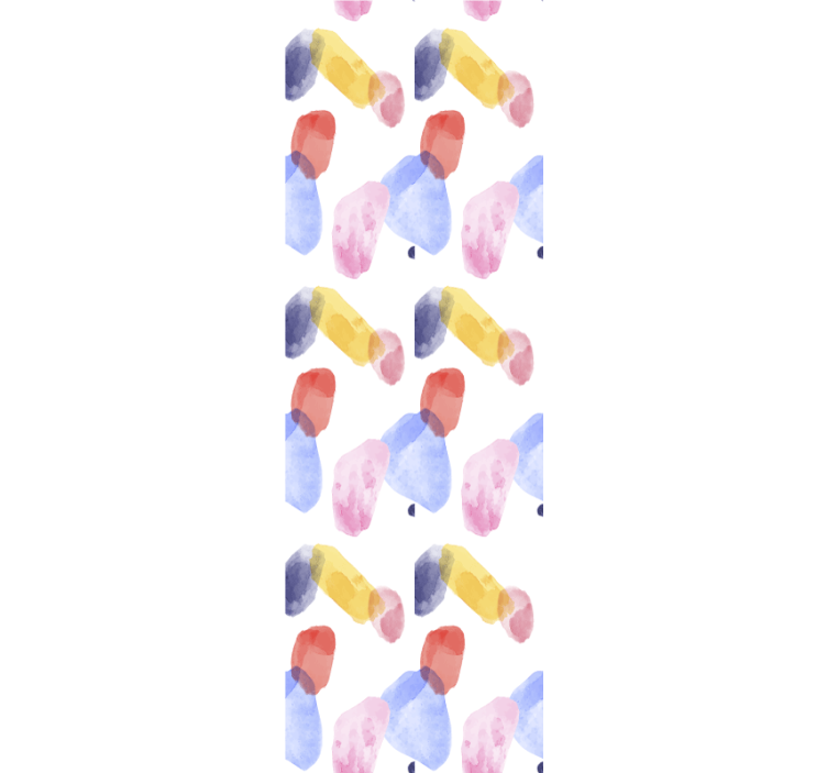 Akvarel slika uzorak apstraktna tapeta - TenStickers