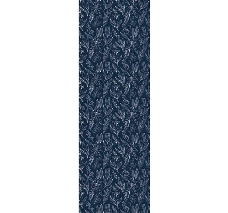 Tapete za zid Cvijeće motiv plavog cvjetanja - TenStickers