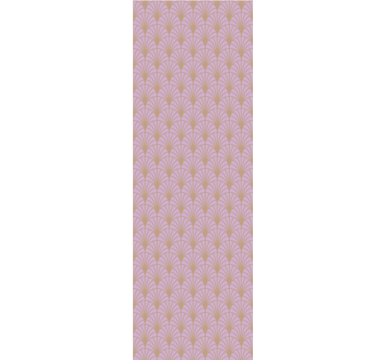 Tapete za dnevni boravak stilizirani floralni elementi - TenStickers