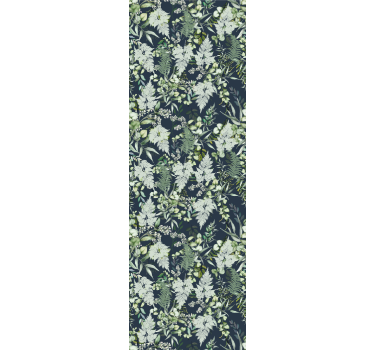 Tapete za zid Priroda elegantan uzorak zelenila - TenStickers