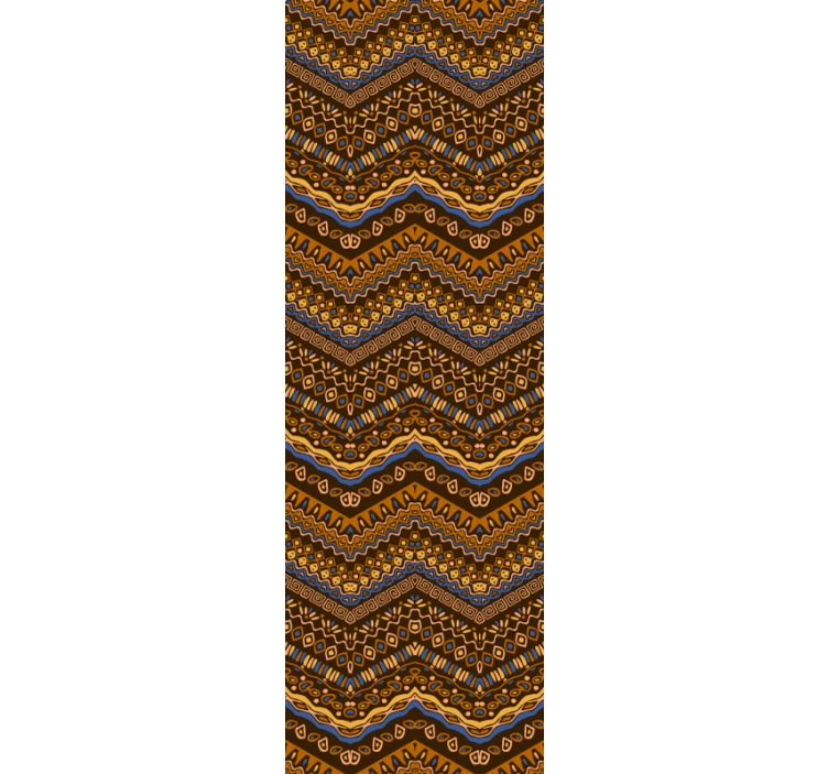 Tapete za zid Umjetnost geometrijski uzorci valova - TenStickers