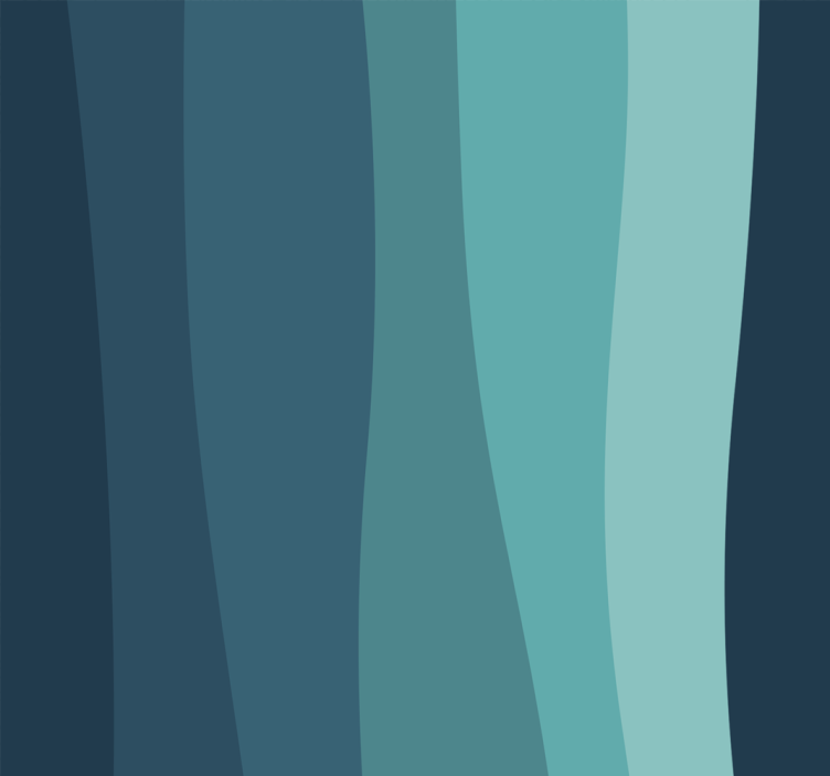 3d tapete za zid zakrivljeni oceanski valovi - TenStickers