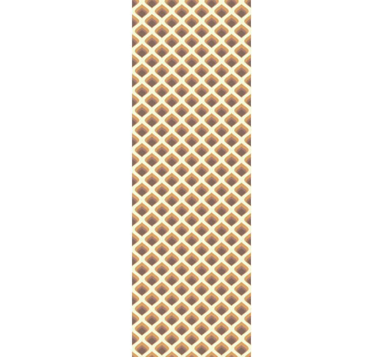 Vintage tapeta s laticama iz 60-ih - TenStickers