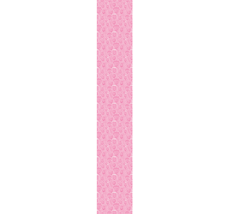 Umjetnička pozadina lica djevojaka - TenStickers