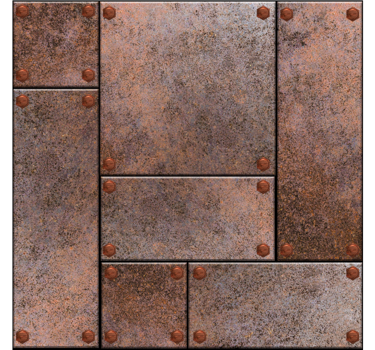 Pozadina tinejdžerke spavaće sobe metalne ploče - TenStickers