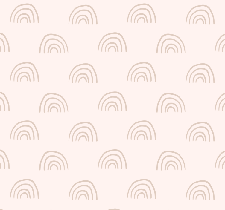 Tapete za dječju sobu minimalistička duga - TenStickers