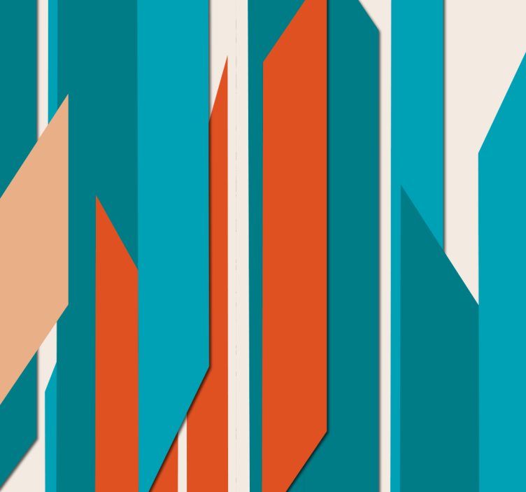 Tapete za zid Geometrijski geometrijski dizajn zidova - TenStickers