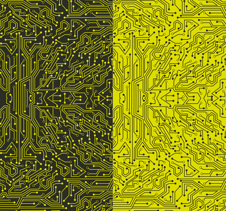 Tapete za zid Sažetak zamršenost sklopova - TenStickers