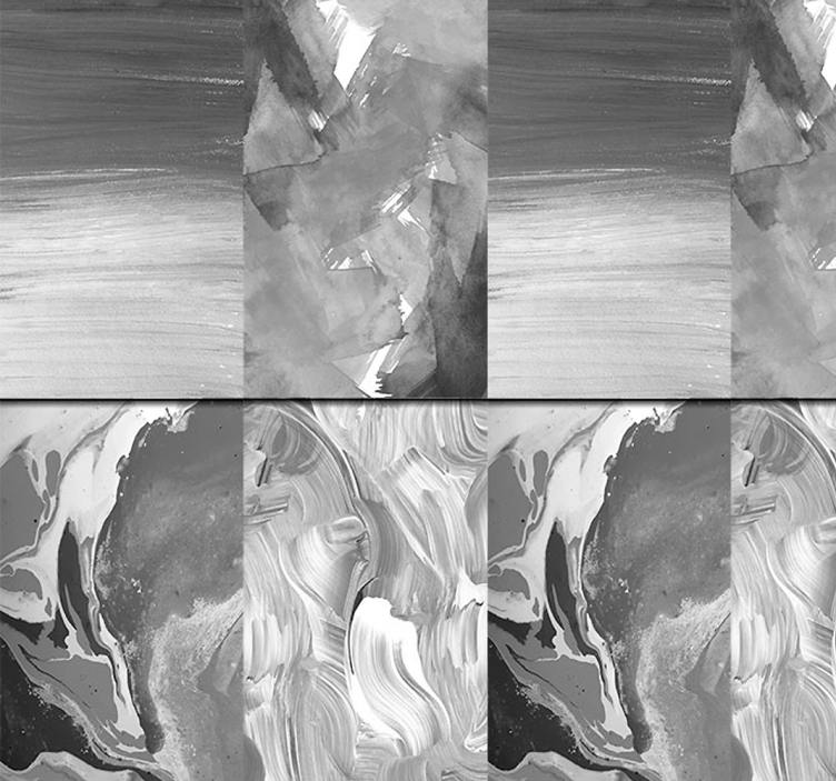 Tapete za zid Sažetak kovitlajući jednobojni - TenStickers