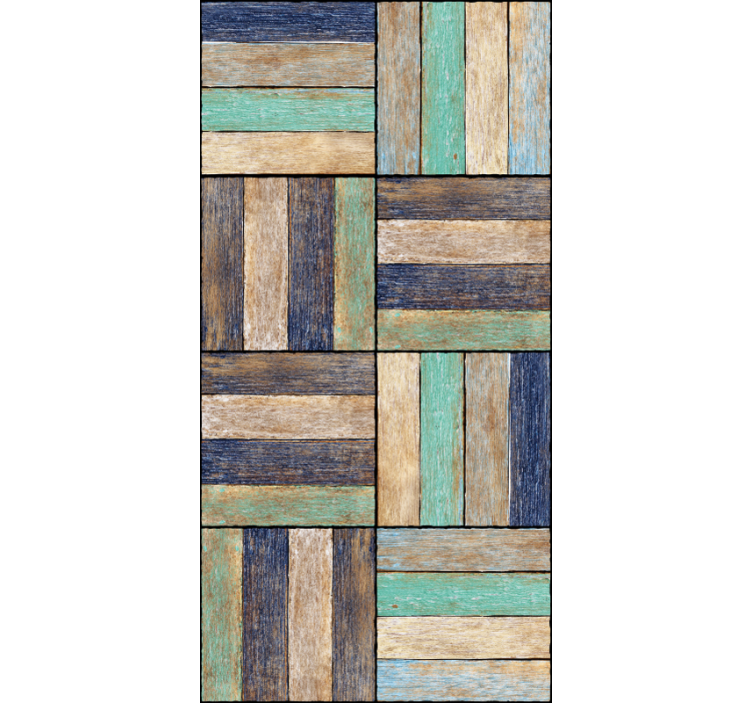 Tapete tekstura i uzoraka rustikalne drvene ploče - TenStickers