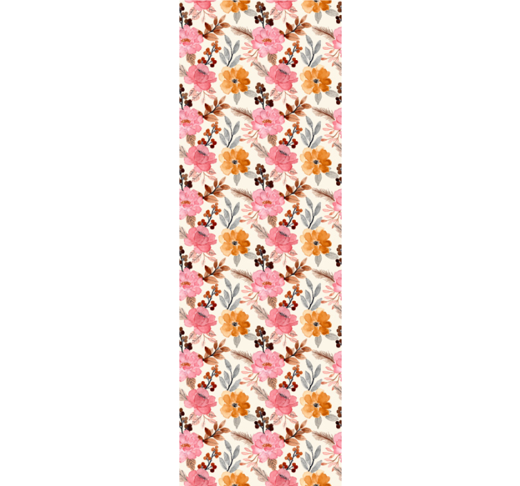 Akvarel cvijeće cvjetna pozadina - TenStickers