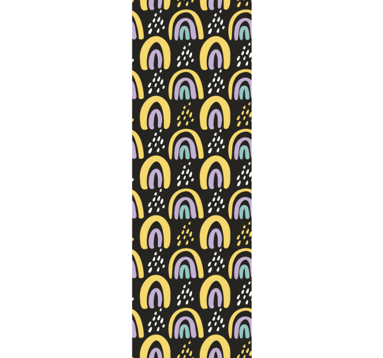 Tapete za dječju sobu šareni dugin uzorak - TenStickers