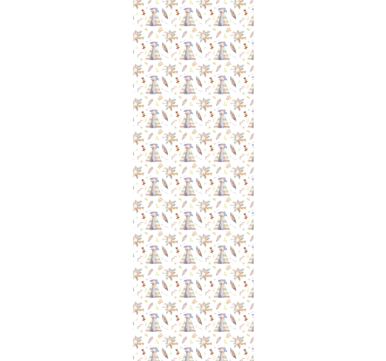 Tipi dječja soba tapeta - TenStickers