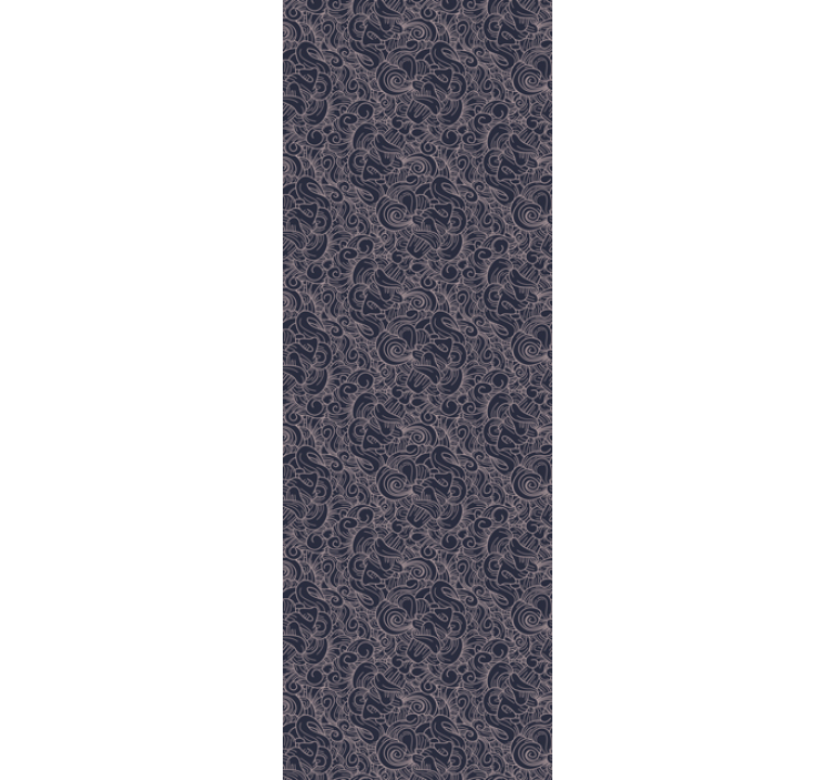 Tapete za zid Sažetak uzorci plavih vijugavih linija - TenStickers