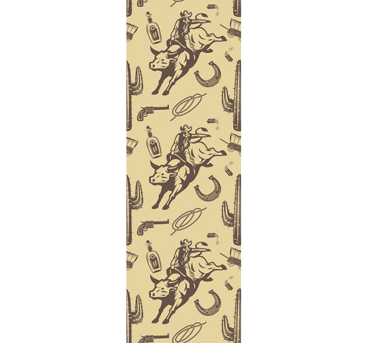 Zidne tapete za dječju sobu elementi vestern tematike - TenStickers