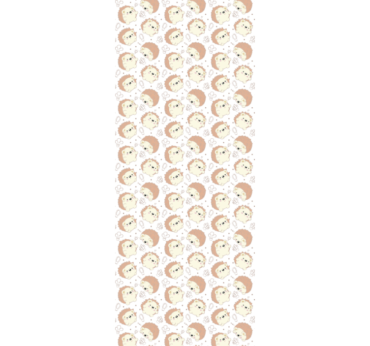 Zidne tapete za dječju sobu s motivom ježa - TenStickers
