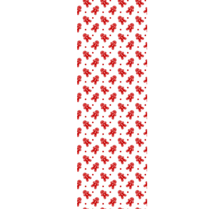 Tapete za zid božić svečane šare za medenjake - TenStickers