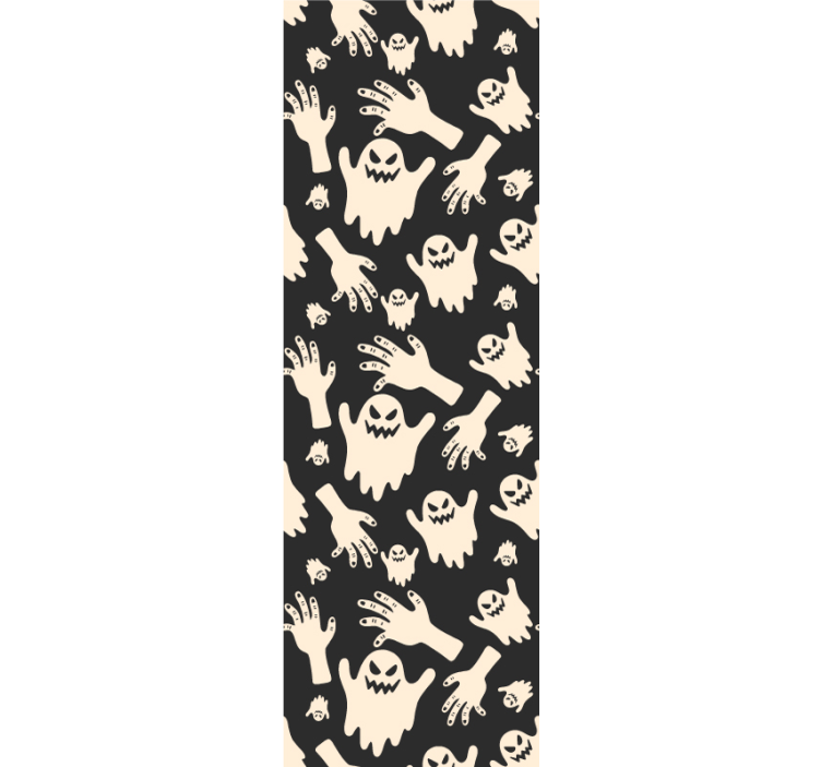 Tapete za zid Noć vještica sablasne šare ruku - TenStickers