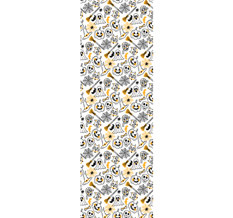 Tapete za zid Noć vještica zbirka sablasnih ikona - TenStickers